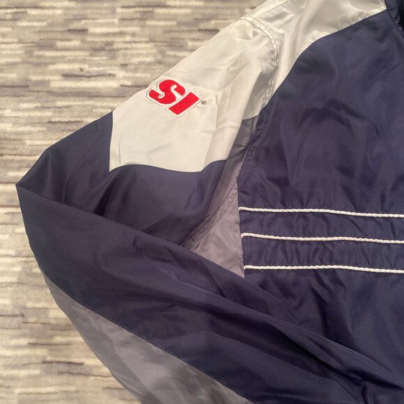 NFL New England Patriots Sports Illustrated Windbreaker Jacket Size Large - Picture 2 of 8